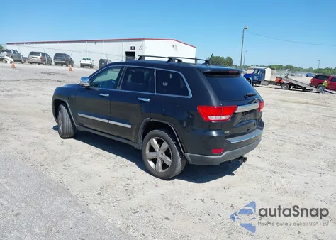 2013 Jeep Grand Cherokee Overland z USA, uszkodzony, nr VIN 1C4RJECG4DC588418